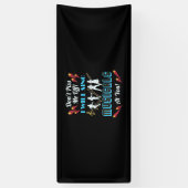 Niet van muzikale aard spandoek (Verticaal)