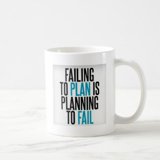 Niet van plan om te mislukken koffiemok