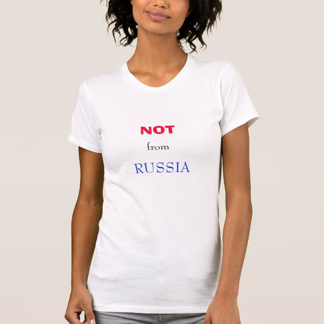 NIET van RUSLAND shirt (Voorkant)