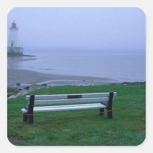 Niet van toepassing. Canada, Nova Scotia, Shelburn Vierkante Sticker (Voorkant)