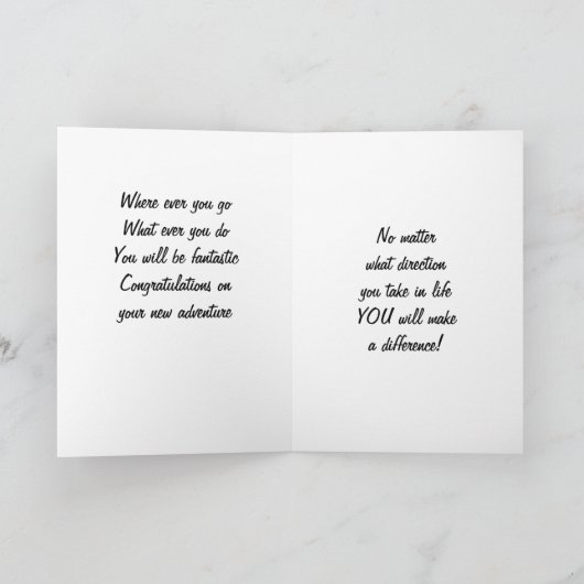 NIET VAN TOEPASSING WELKE RICHTING U NEEMT-*CONGRA KAART (Binnen)