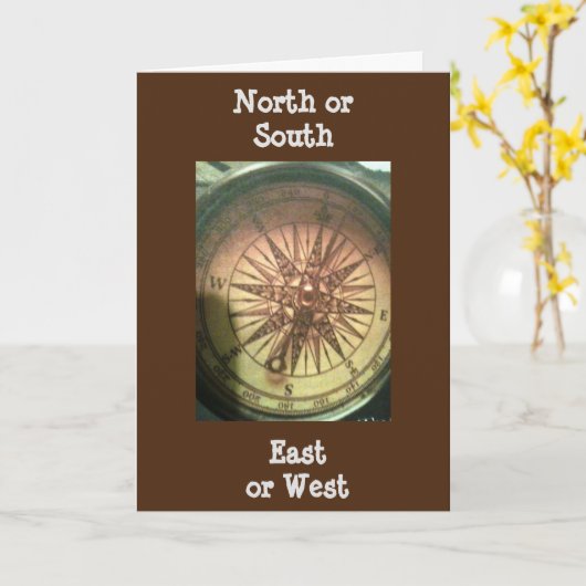 NIET VAN TOEPASSING WELKE RICHTING U NEEMT-*CONGRA KAART (Gele Bloem)