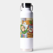 Niet vandaag, Alarm – Sleepy Monkey Mode 💤🙈 Waterfles (Voorkant)