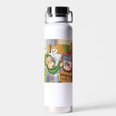Niet vandaag, Alarm – Sleepy Monkey Mode 💤🙈 Waterfles (Achterkant)