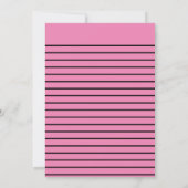 Niet vandaag _ Bewustzijn van borstkanker Bedankkaart (Achterkant)