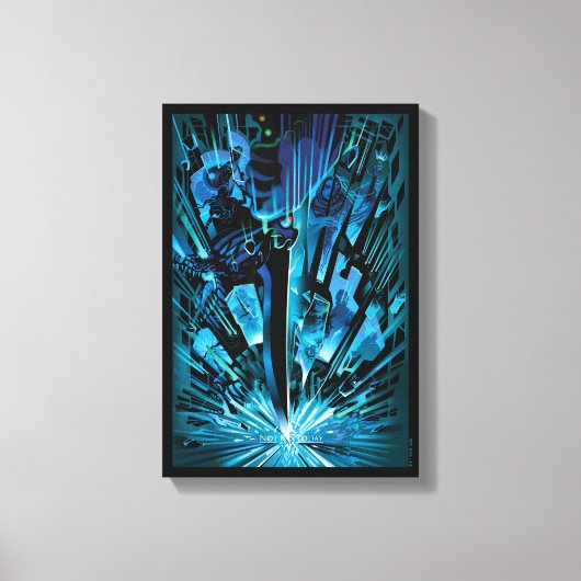 Niet vandaag canvas afdruk (Voorkant)