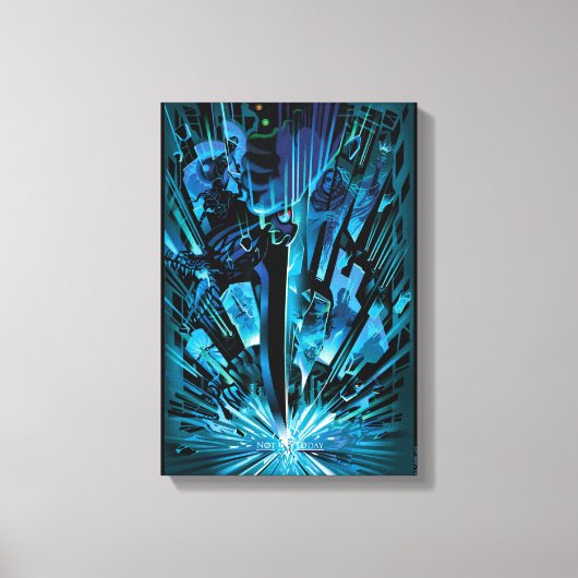 Niet vandaag canvas afdruk (Voorkant)