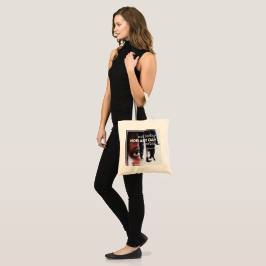 NIET VANDAAG Christelijk SATAN Tote Bag (Voorkant (model))