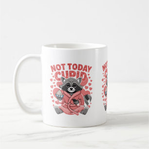 Niet vandaag Cupid - Funny Anti-Love Coffee Mok