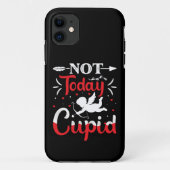Niet vandaag Cupid Funny Valentijnsdag Case-Mate iPhone Case (Achterkant)