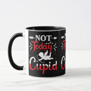 Niet vandaag Cupid Funny Valentijnsdag Mok