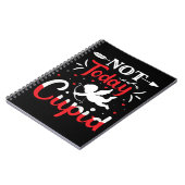 Niet vandaag Cupid Funny Valentijnsdag Notitieboek (Linkerzijde)
