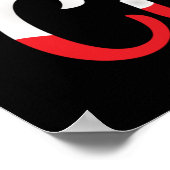 Niet vandaag Cupid Funny Valentijnsdag Poster (Hoek)