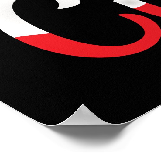 Niet vandaag Cupid Funny Valentijnsdag Poster (Hoek)