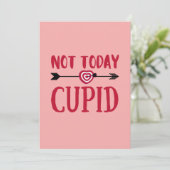 Niet vandaag Cupid Kaart (Staand voorkant)
