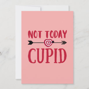 Niet vandaag Cupid Kaart