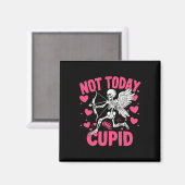 Niet vandaag Cupido Grappig Cupido Skelet Anti Val Magneet (Voorkant / Achterkant)