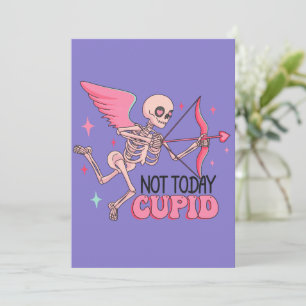 Niet Vandaag Cupido Grappige Anti Valentijn Feestdagenkaart