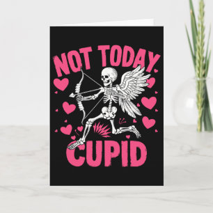 Niet Vandaag Cupido Grappige Cupido Skelet Anti Va Kaart