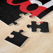 Niet Vandaag Cupido Grappige Valentijnsdag Legpuzzel (Zijkant)