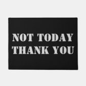 Niet vandaag dank je wel deurmat (Voorkant)