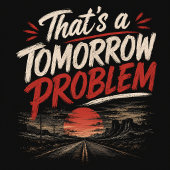 Niet Vandaag Dat Is Een Morgen Probleem Tshirt