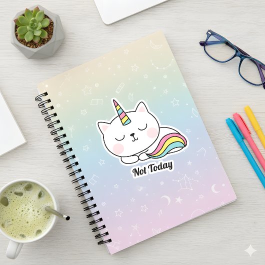 Niet vandaag de dag kute Unikitty Sticker