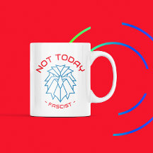 Niet vandaag, fascist - Bold Eagle Classic Mok