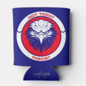 Niet vandaag Fascistisch – Patriottische Adelaar K Blikjeskoeler (Achterkant)