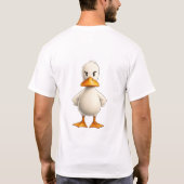 Niet Vandaag Grappige Brutaal Eend T-Shirt (Achterkant)