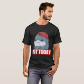 Niet Vandaag! Grappige Chibi Haai T-shirt (Voorkant volledig)