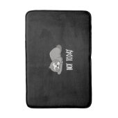 Niet vandaag grappige veer Lazy Perskletsen Badmat (Voorkant Verticaal)