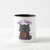 Niet Vandaag Grumpy Cat Coffeeliefhebber Schattig Mok (Midden)