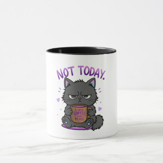 Niet Vandaag Grumpy Cat Coffeeliefhebber Schattig Mok