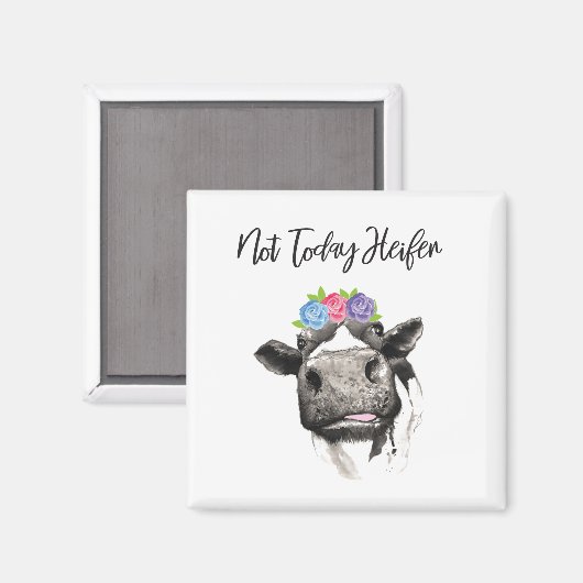 Niet vandaag Heifer Magneet (Voorkant / Achterkant)