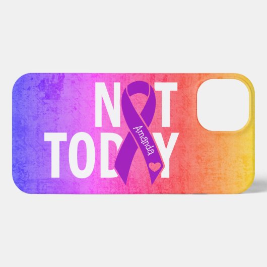 Niet vandaag iPhone hoesje (Achterkant horizontaal)