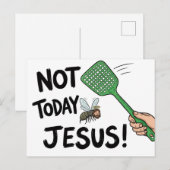 Niet Vandaag Jezus Briefkaart (Voorkant / Achterkant)