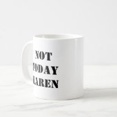 Niet vandaag Karen Mok (Voorkant links)