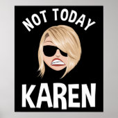 Niet vandaag Karen Poster (Voorkant)