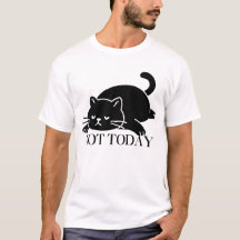 Niet Vandaag Kat Grappige T-Shirt voor Kat Liefheb