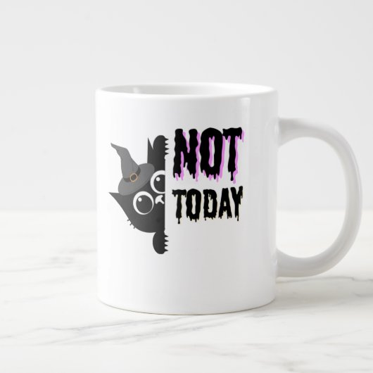 Niet vandaag kat grote koffiekop (Rechts)