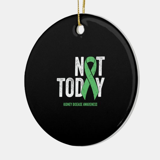 Niet vandaag kennis over orgaandonatie door nierzi keramisch ornament (Links)