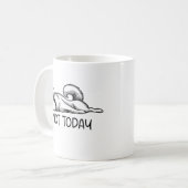 niet vandaag koffiemok (Voorkant links)