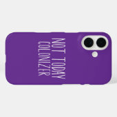 NIET VANDAAG KOLONISATOR Grappig Retro Case-Mate iPhone Case (Achterkant (horizontaal))
