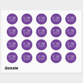 NIET VANDAAG KOLONISATOR Grappig Retro  Ronde Sticker (Vel)