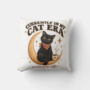 Niet Vandaag Mens Funny Grumpy Zwarte Kat Koffie D Kussen