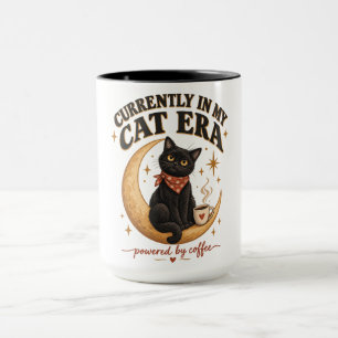 Niet Vandaag Mens Funny Grumpy Zwarte Kat Koffie D Mok