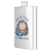 Niet vandaag, niet morgen - Introverte Cat Humor Flacon (Links)