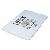 Niet vandaag, niet morgen - Sleepy Cat Badmat (Gekanteld)