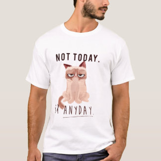 Niet vandaag of op welke dag dan ook t-shirt